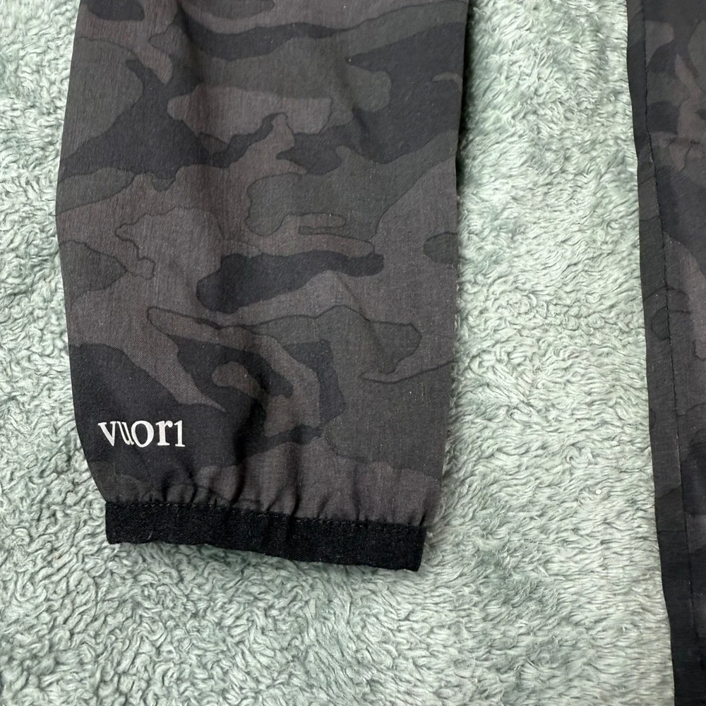 Vuori‎ Camo Full Zip Hooded Lightweight Jacket Trainer Shell Womens Size S